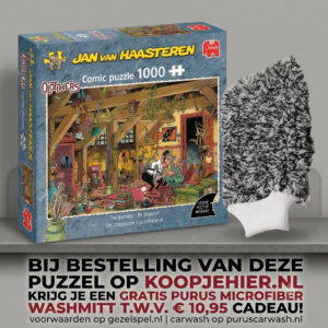 Jan van Haasteren Oldtimers  + Gratis Microfiber washmitt van Puruscarwash