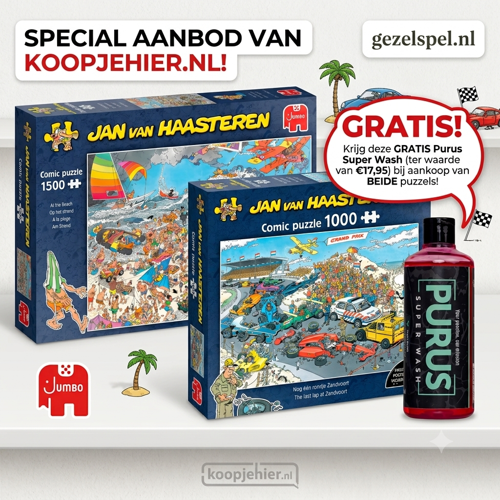 2x Jan van Haasteren + 1x Gratis autoshampoo
